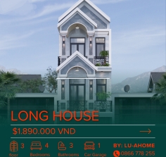 Mẫu Nhà Phố 3 Tầng Mái Thái