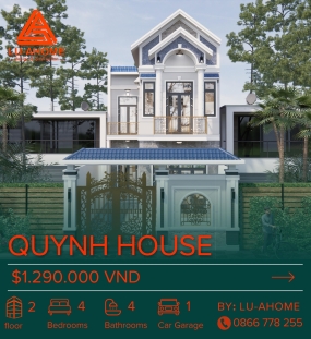 Mẫu Nhà Phố Tân Cổ Điển 2 Tầng